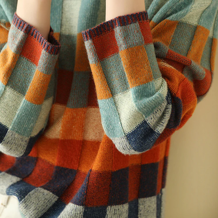 Belmore Plaid Knit Sweater