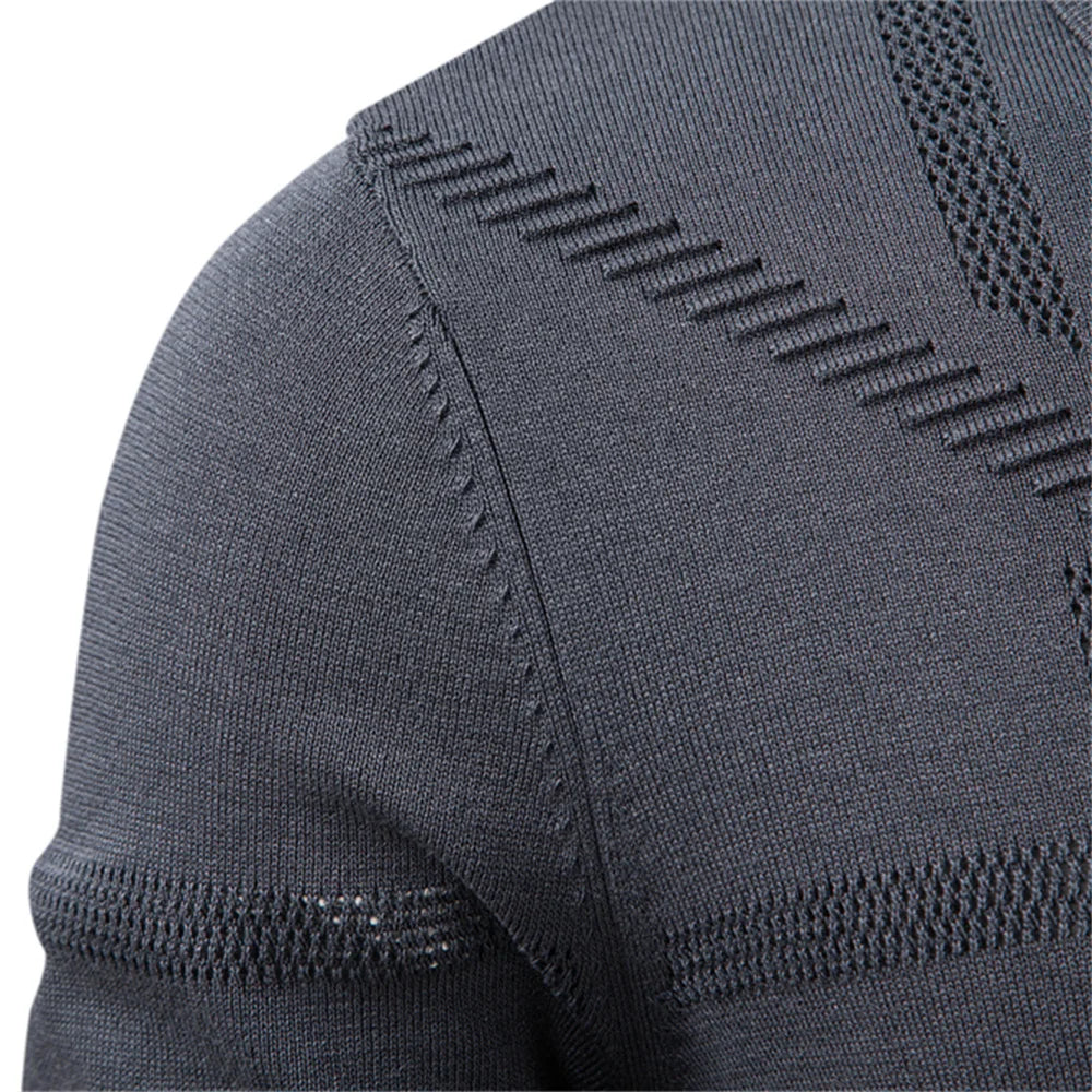 Lincoln Knit Polo Sweatshirt
