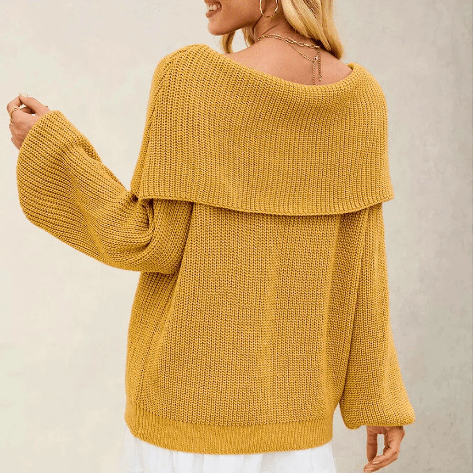 Arlette Off-Shoulder Knit Sweater