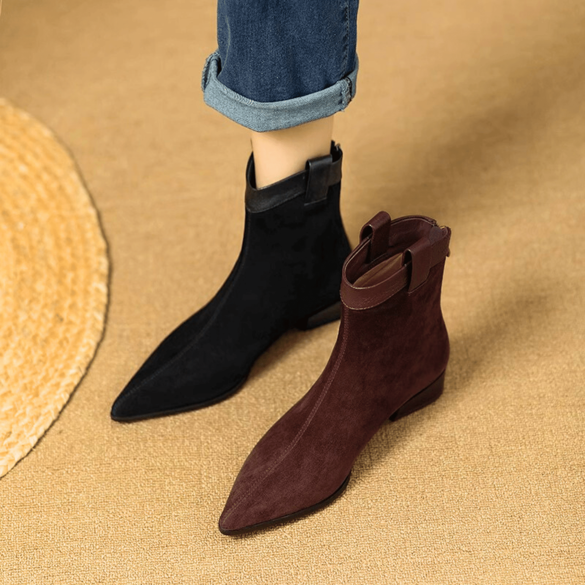 Brienne Suede Ankle Boots