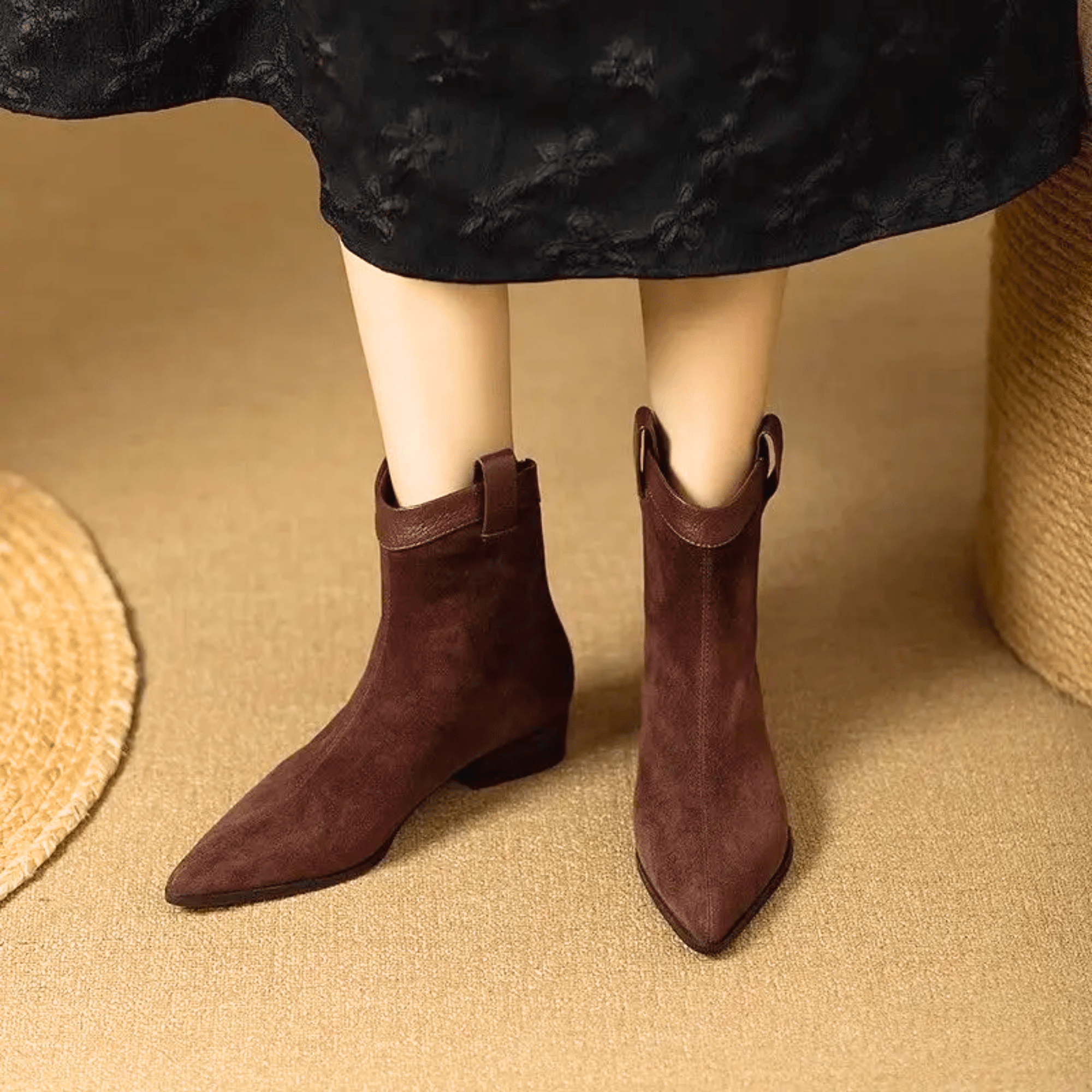 Brienne Suede Ankle Boots