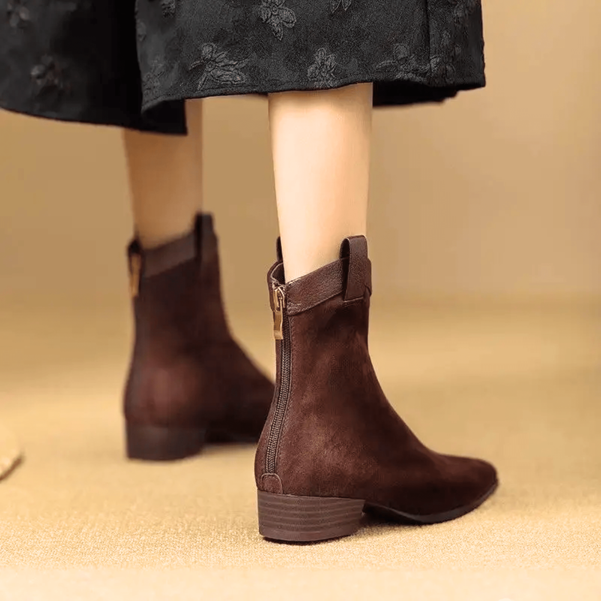 Brienne Suede Ankle Boots